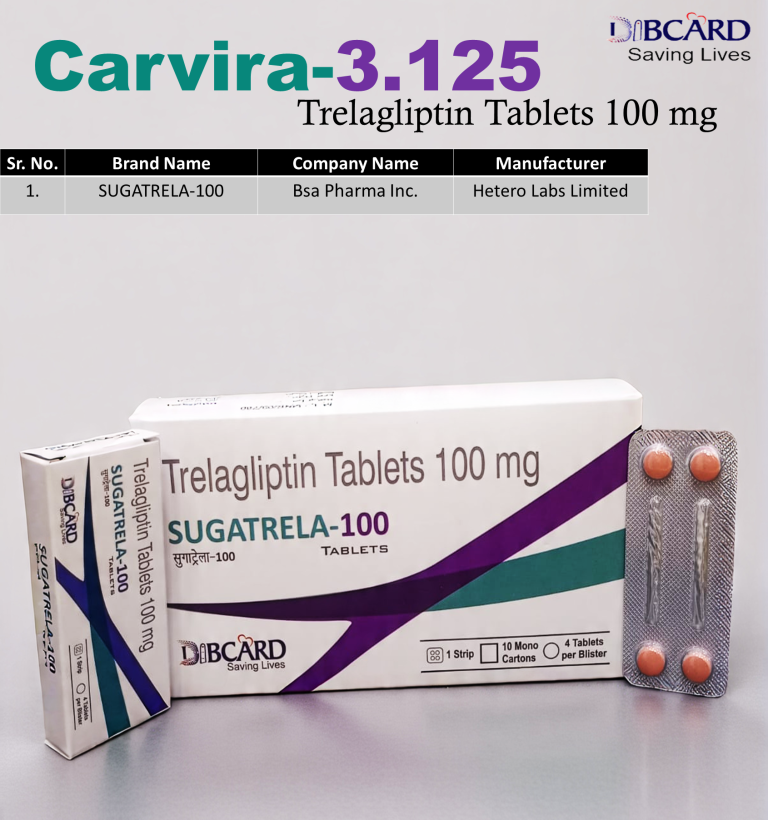 Sugatrela-100 Tablets – Trelagliptin 100 mg