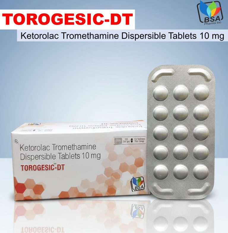 Torogesic-DT Tablets – Ketorolac Tromethamine Dispersible Tablets 10 mg